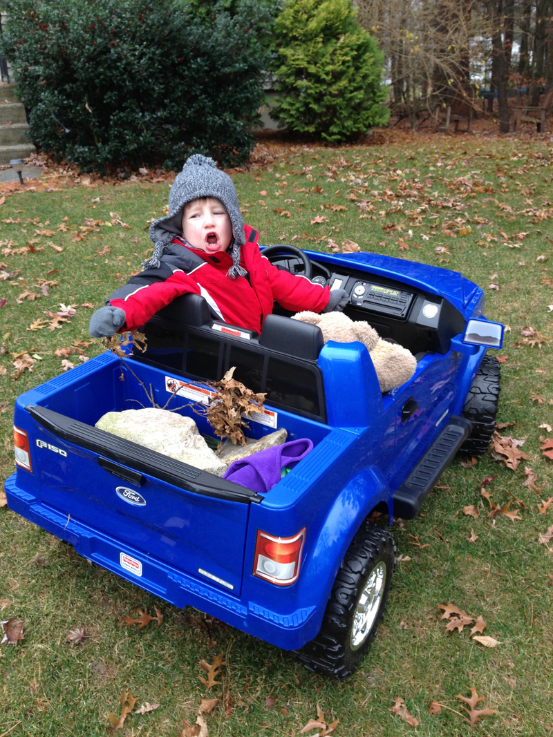 Illustration for article titled 2015 Ford F-150 Power Wheels: The Four-Year-Old Kid Review